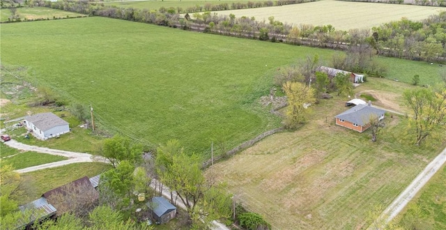 220 W John St, Milo, MO 64767 - birds eye view of property featuring a rural view