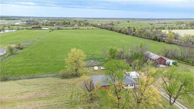 220 W John St, Milo, MO 64767 - aerial view featuring a rural view