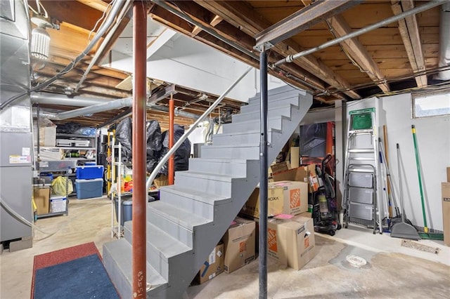508 S 7th St, Louisburg, KS 66053 - unfinished below grade area featuring stairs