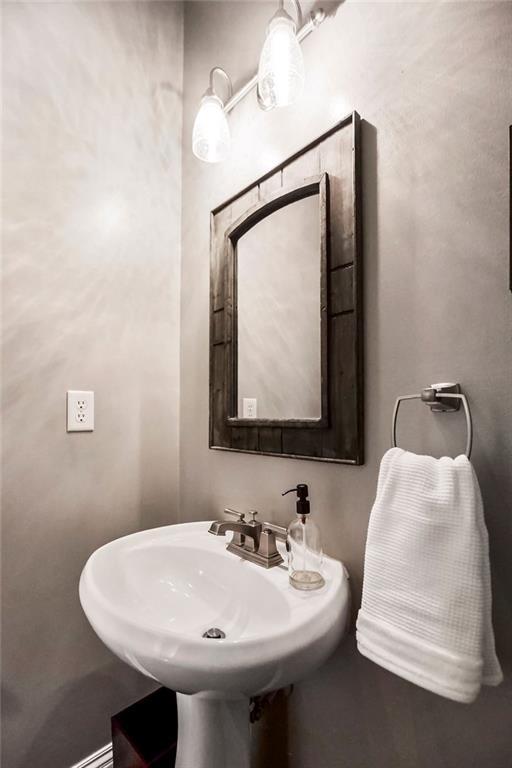 bathroom with a sink