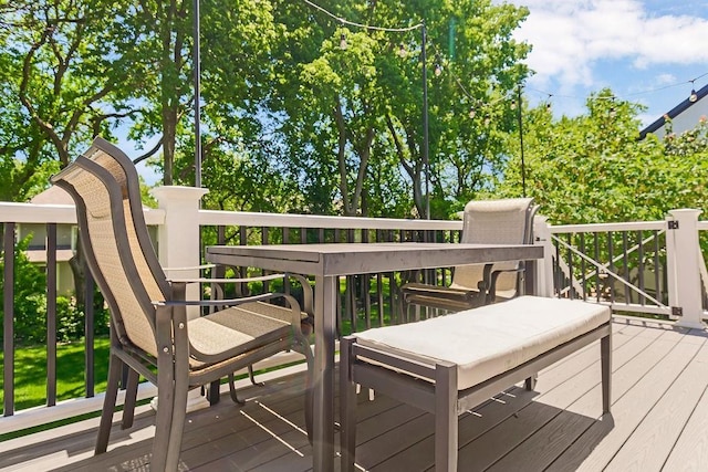 14327 King St, Overland Park, KS 66221 - view of wooden terrace