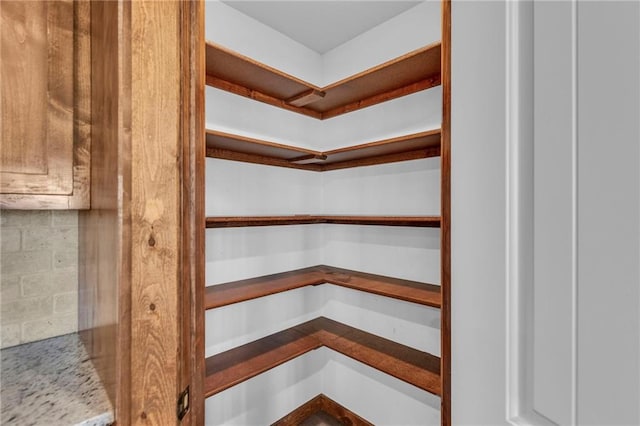 view of pantry