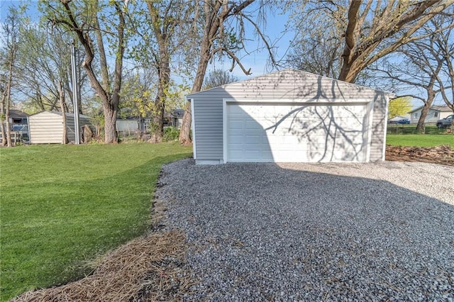 613 N Mead St, Cameron, MO 64429 - view of detached garage