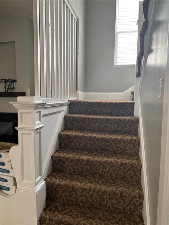 view of staircase