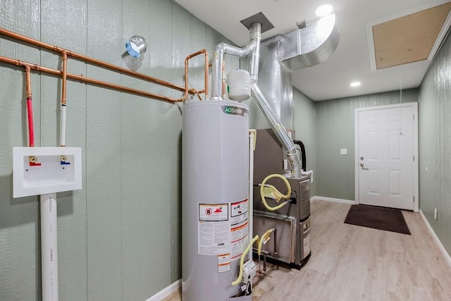 utilities with gas water heater