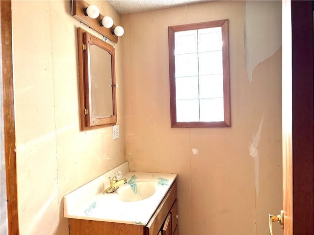 bathroom with vanity and a wealth of natural light