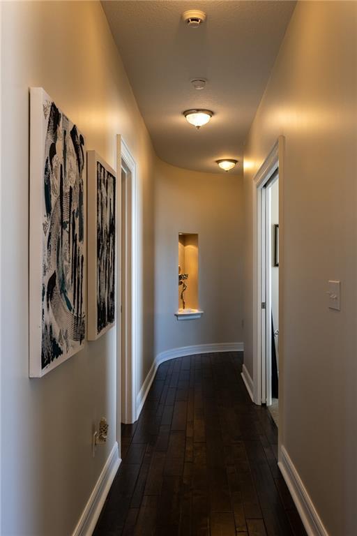 hall with baseboards