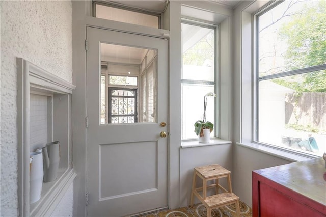 view of doorway to outside