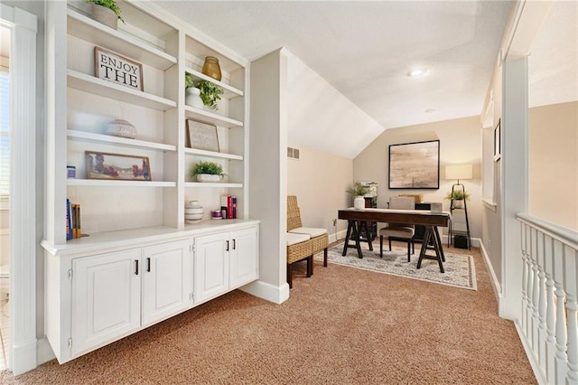 17014 NE 119th St, Kearney, MO 64060 - office featuring light colored carpet, baseboards, and lofted ceiling