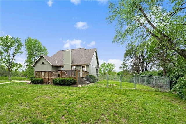 17014 NE 119th St, Kearney, MO 64060 - back of house featuring a wooden deck