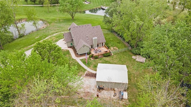 17014 NE 119th St, Kearney, MO 64060 - view from above of property featuring a large body of water