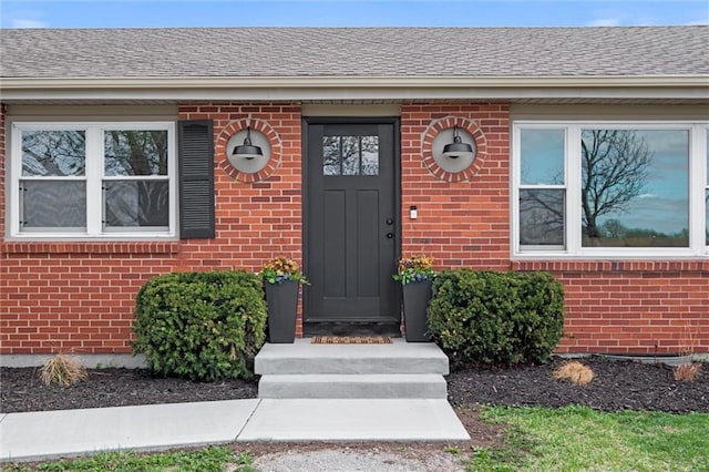 14875 Edgerton Rd, Gardner, KS 66030 - property entrance with brick siding
