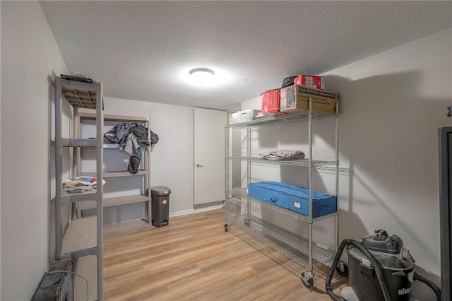 view of storage room