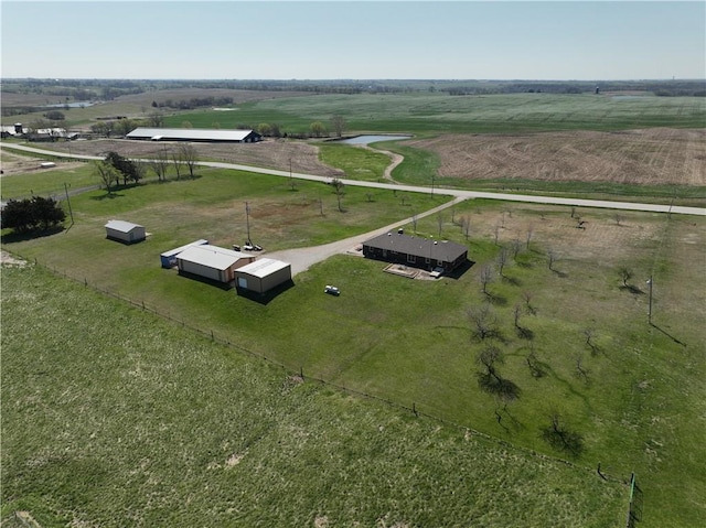 16468 K 16 Hwy, Oskaloosa, KS 66066 - aerial view of sparsely populated area featuring agricultural land