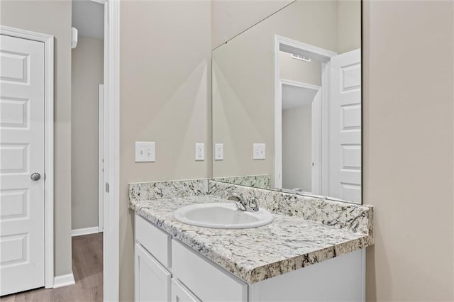 37839 W 207th Ter, Edgerton, KS 66021 - bathroom with vanity and wood finished floors