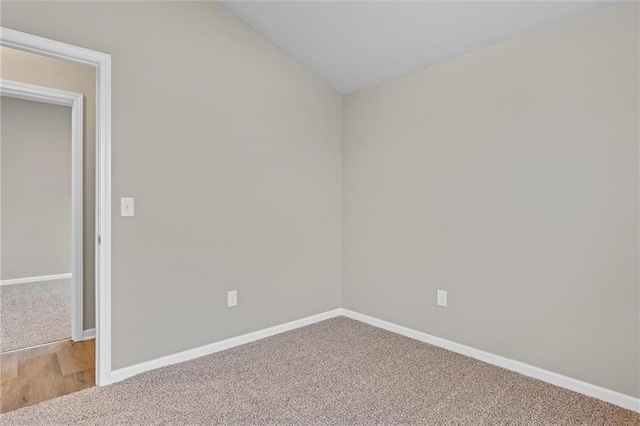 37839 W 207th Ter, Edgerton, KS 66021 - spare room with carpet and vaulted ceiling