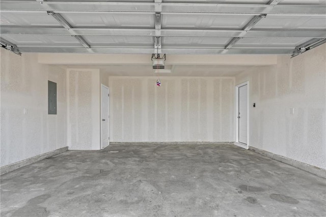 37854 W 207th Ter, Edgerton, KS 66021 - garage featuring electric panel and a garage door opener