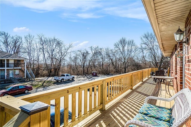 3552 S Lynn St, Independence, MO 64055 - view of wooden deck