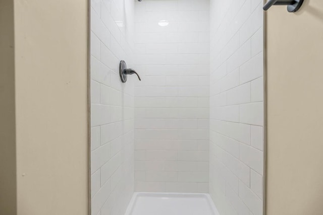 full bathroom with a stall shower