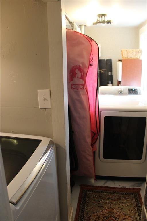 washroom featuring laundry area