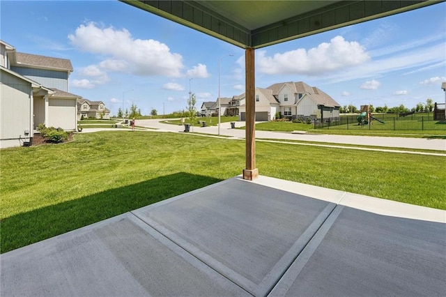 1312 NW 107th Ter, Kansas City, MO 64155 - view of patio / terrace with a residential view