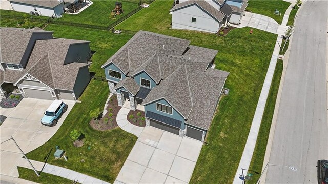 1312 NW 107th Ter, Kansas City, MO 64155 - aerial view of property and surrounding area