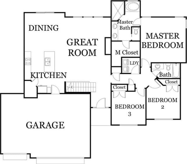 2303 SW Serena Pl, Lees Summit, MO 64082 - room layout