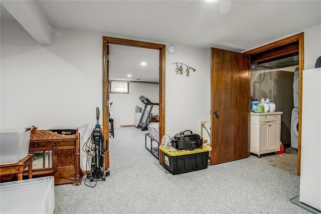 5103 S Shrank Ave, Independence, MO 64055 - interior space featuring carpet floors and washer / dryer