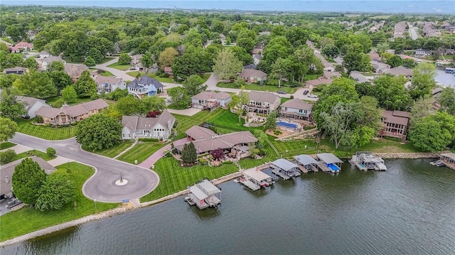 101 Algonquin Dr, Lake Winnebago, MO 64034 - aerial view of property's location with nearby suburban area and a nearby body of water