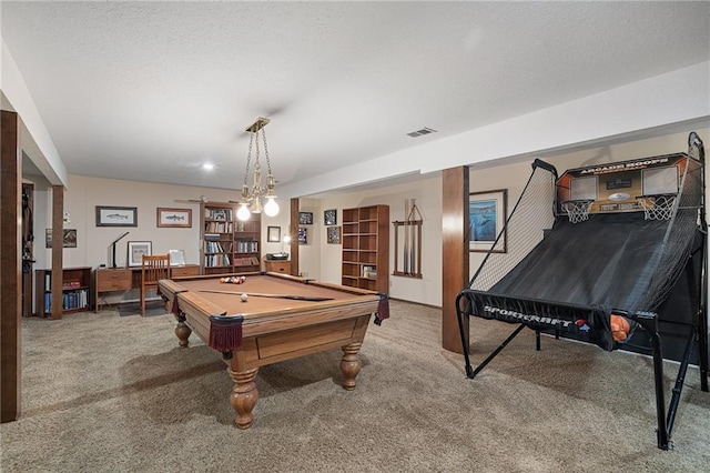 3705 W 119th Ter, Leawood, KS 66209 - recreation room featuring carpet and billiards