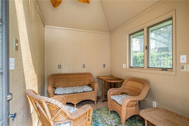 3705 W 119th Ter, Leawood, KS 66209 - sitting room with vaulted ceiling