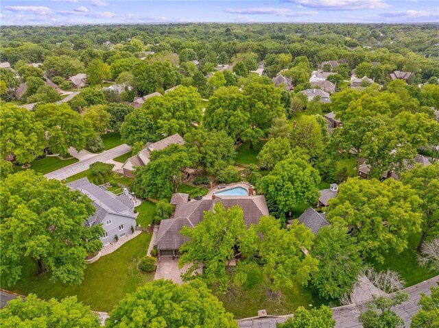 3705 W 119th Ter, Leawood, KS 66209 - drone / aerial view
