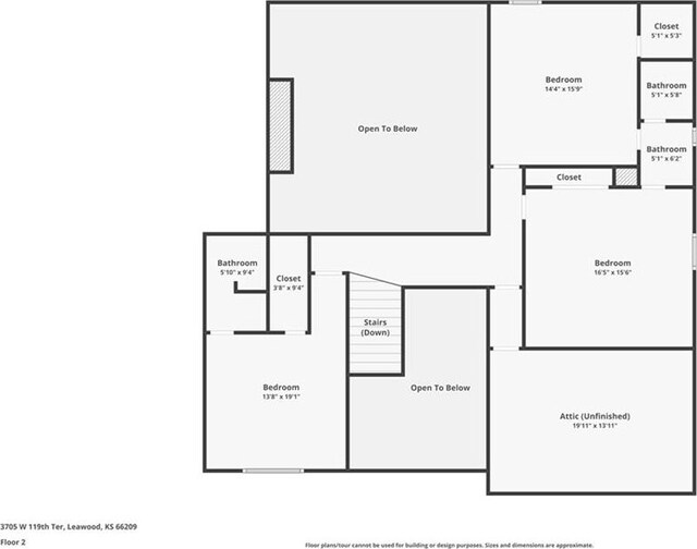 3705 W 119th Ter, Leawood, KS 66209 - property floor plan