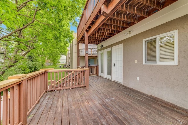 view of deck