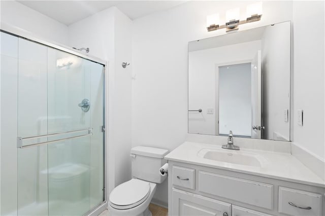 11273 S Lakecrest Dr, Olathe, KS 66061 - full bath with toilet, vanity, and a shower stall