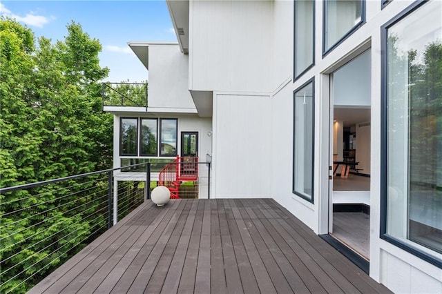 11273 S Lakecrest Dr, Olathe, KS 66061 - view of wooden terrace