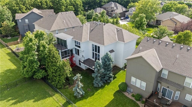 11273 S Lakecrest Dr, Olathe, KS 66061 - aerial view of residential area