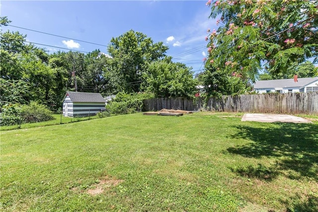 1306 W 29th St S, Independence, MO 64052 - fenced backyard featuring a patio and a shed