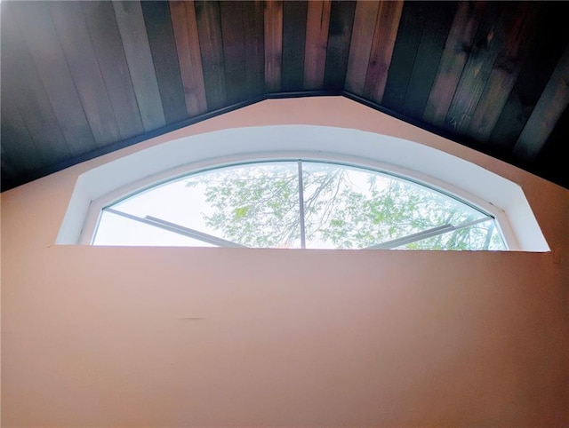 details with wood walls