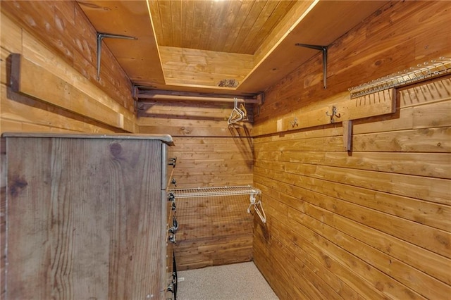 interior space featuring carpet floors