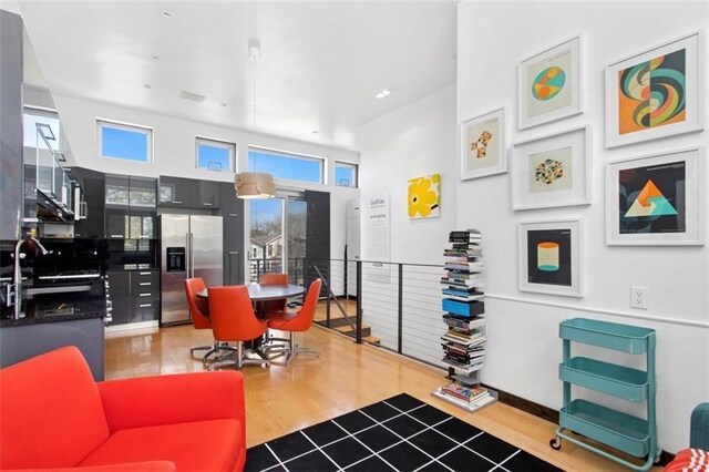 1610 Summit St, Kansas City, MO 64108 - interior space featuring plenty of natural light and wood finished floors