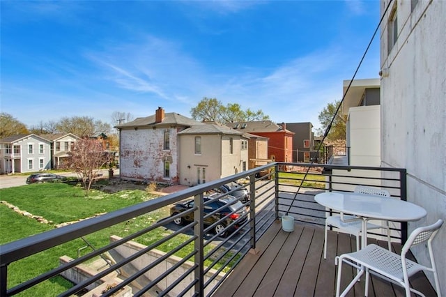1610 Summit St, Kansas City, MO 64108 - balcony with a residential view