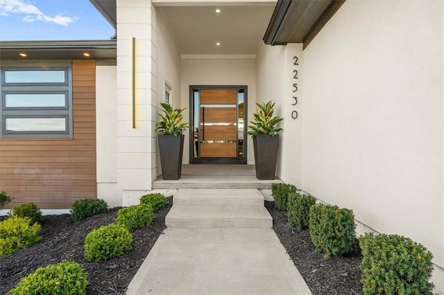 22530 W 87th Ter, Lenexa, KS 66227 - entrance to property with stucco siding