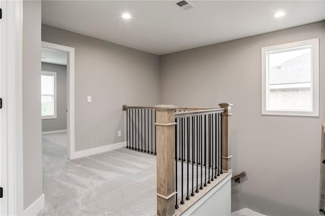 16827 W 164th Ter, Olathe, KS 66062 - stairway featuring carpet and recessed lighting