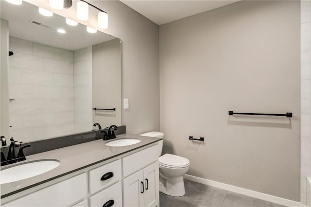 16827 W 164th Ter, Olathe, KS 66062 - bathroom with double vanity and tiled shower
