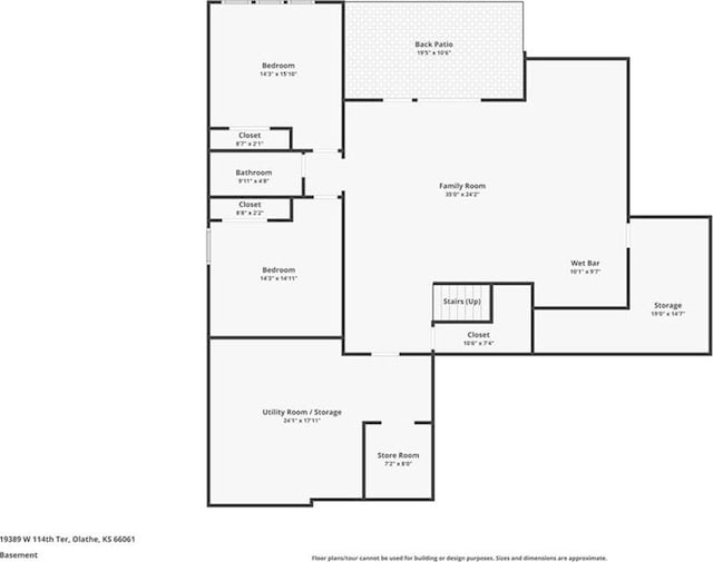 19389 W 114th Ter, Olathe, KS 66061 - home floor plan