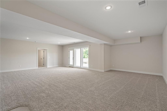 19389 W 114th Ter, Olathe, KS 66061 - unfurnished room with light carpet and recessed lighting