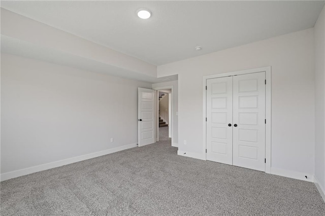 19389 W 114th Ter, Olathe, KS 66061 - unfurnished bedroom featuring carpet and a closet