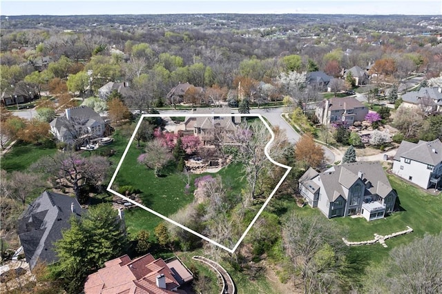 4319 N Mulberry Dr, Kansas City, MO 64116 - drone / aerial view featuring a residential view