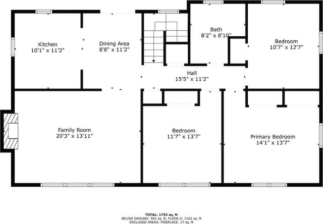 1477 Spruce Ave, Liberty, MO 64068 - plan